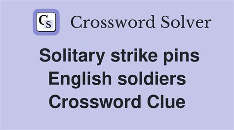 british soldier crossword clue